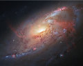 Seyfert I -galaksi M106 - kuva: NASA ja ESA